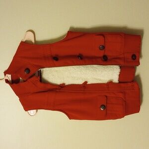 Red Old Navy Cozy Warm Vest